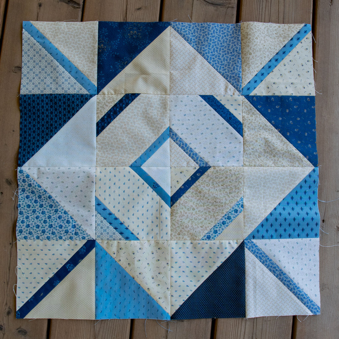 Gertrude's Star Primitive Quilt Block