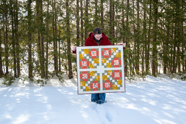 Laura's 4-Patch Quilt Pattern - pdf