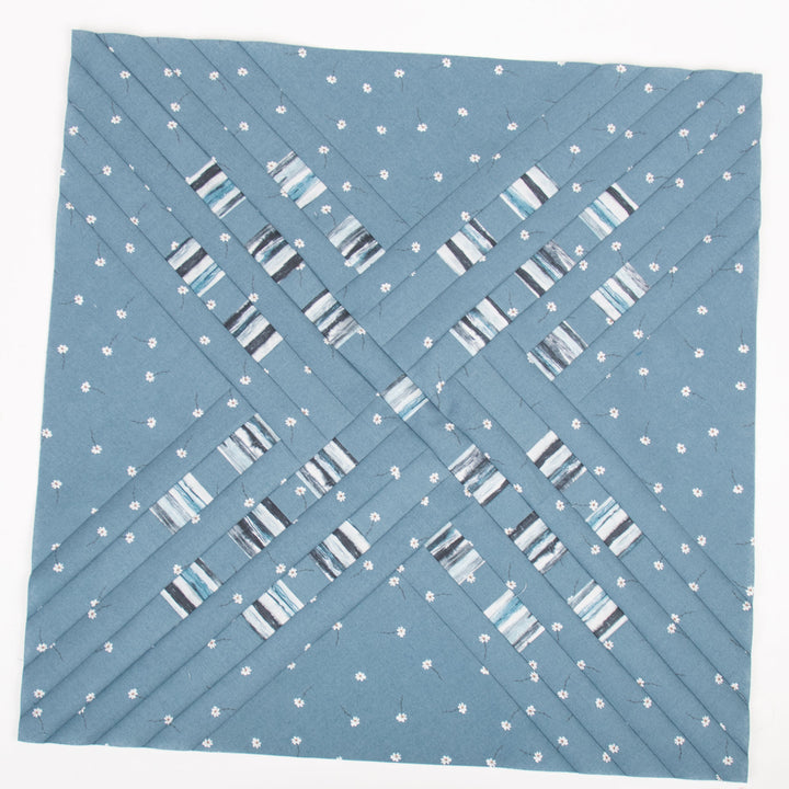 Crossing Over Quilt Block Pattern